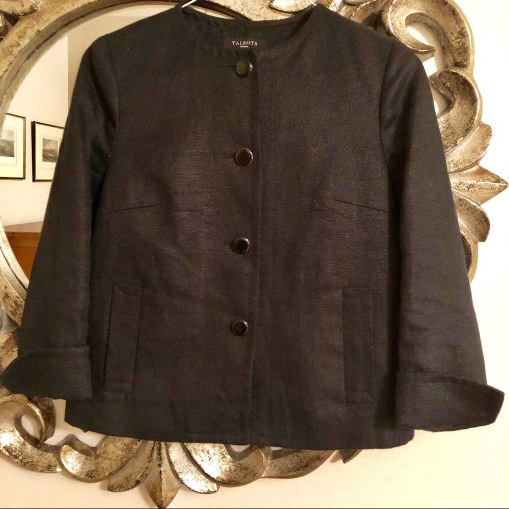 Talbots Linen Jacket
